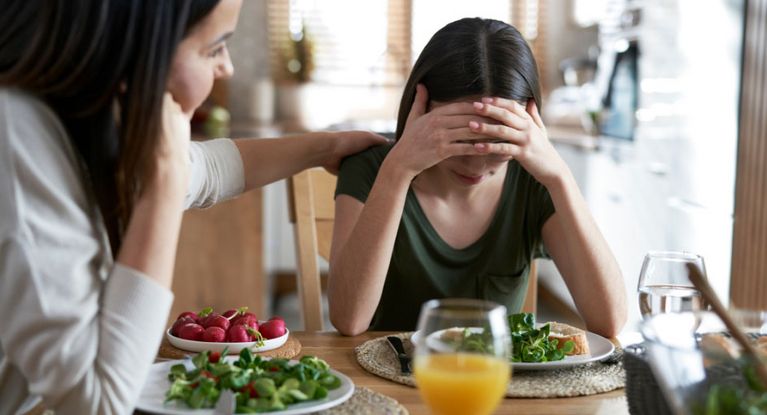 Gespräch Mutter und Kind