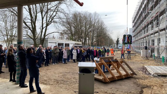 Richtfest Neuubau Aktupsychosomatik in Bad Bodenteich