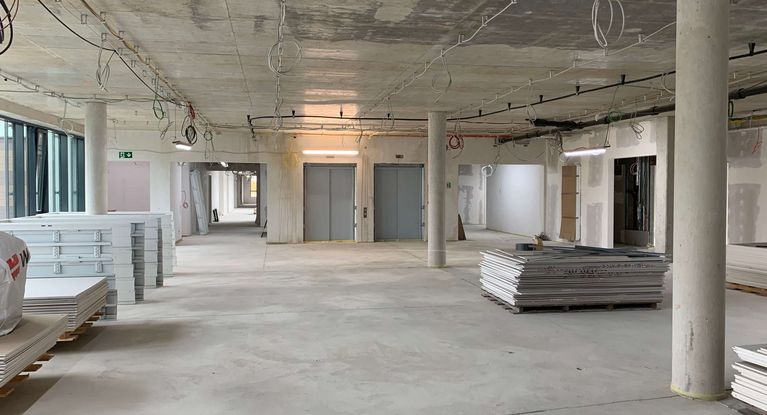 Innenausbau der neuen Akutpsychosomatik in Bad Münder