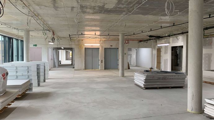 Innenausbau der neuen Akutpsychosomatik in Bad Münder